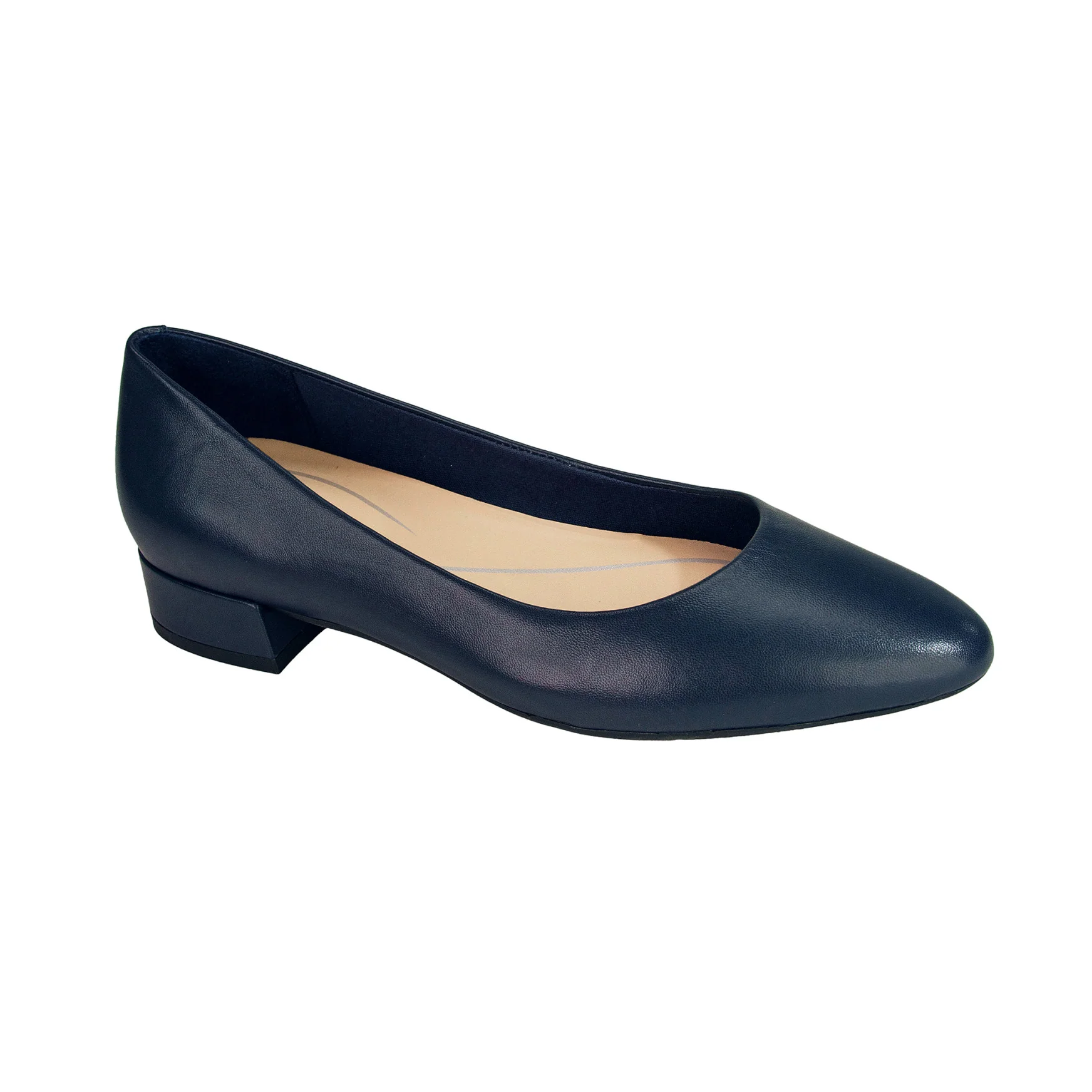 Caldise Leather Low Heel Dress Shoes - Image 2
