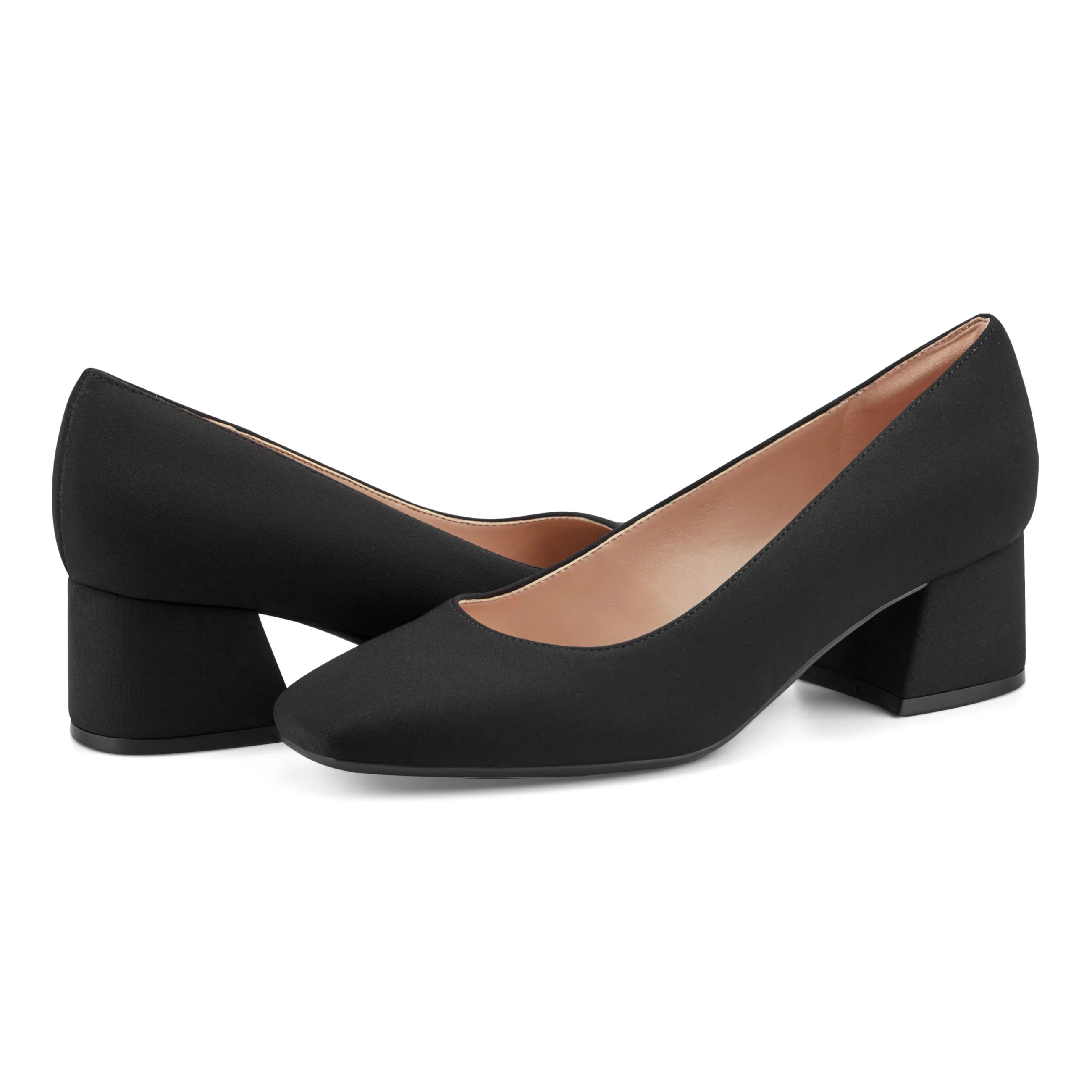 Marelyn Block Heel Dress Pumps - Image 7