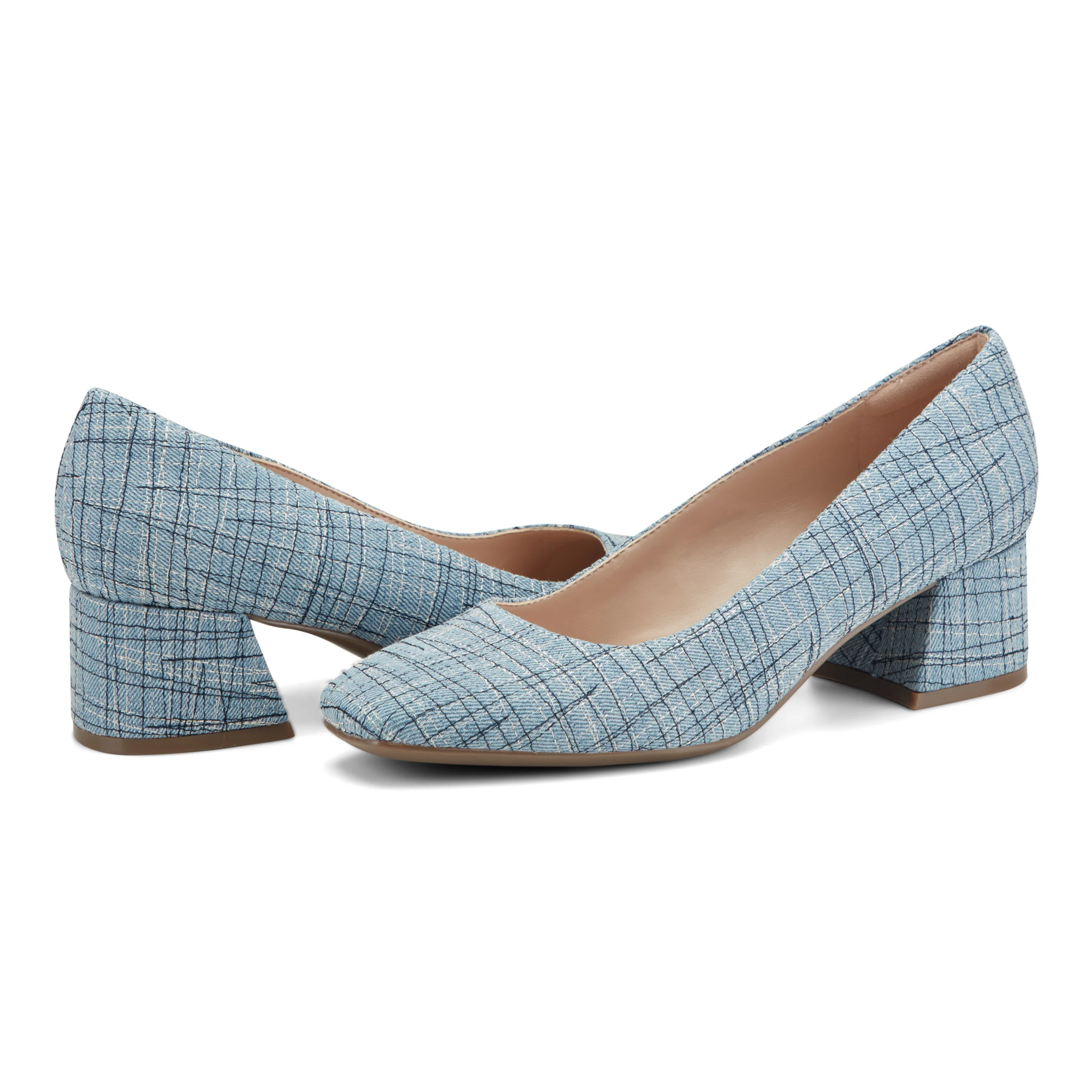 Marelyn Block Heel Dress Pumps - Image 7